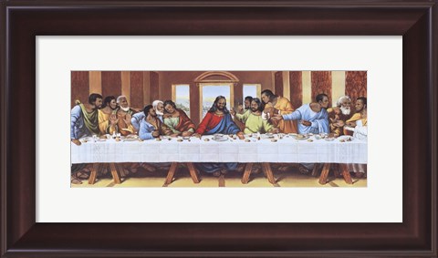 Black Last Supper Fine Art Print by Tobey at FulcrumGallery.com