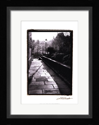 Framed Parisian Walkway I Print