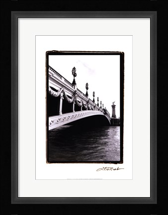 Framed Along the Seine River I Print