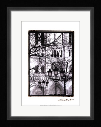 Framed Notre Dame Cathedral II Print