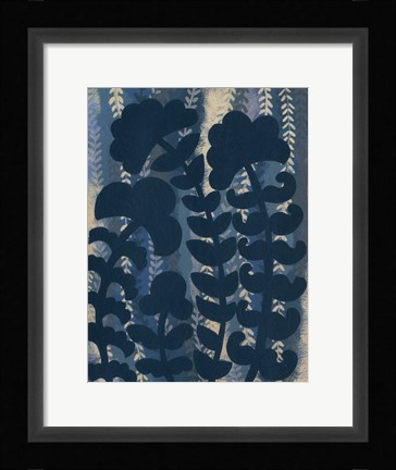 Framed Blueberry Blossoms III Print