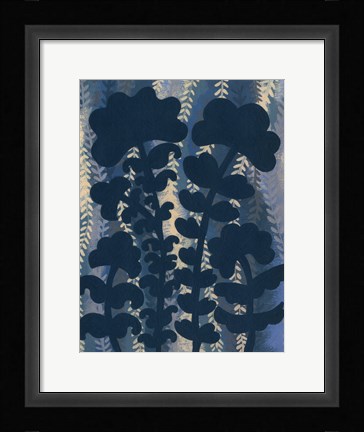 Framed Blueberry Blossoms IV Print