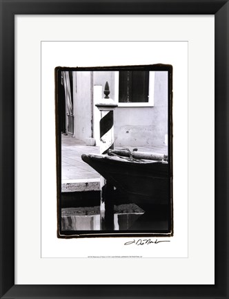 Framed Waterways of Venice I Print