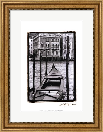 Framed Waterways of Venice III Print