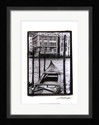 Framed Waterways of Venice III Print