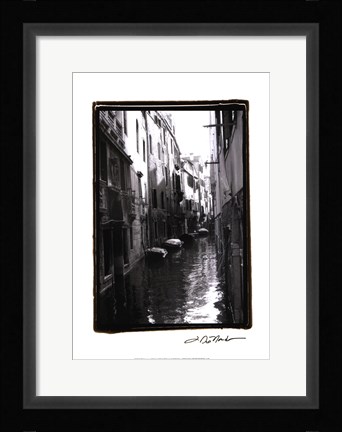 Framed Waterways of Venice VII Print