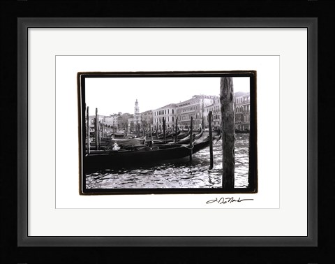 Framed Waterways of Venice IX Print