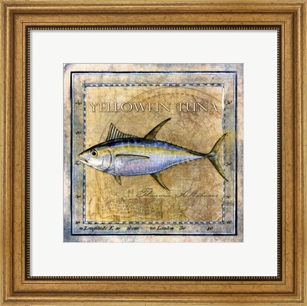 Framed Ocean Fish XII Print