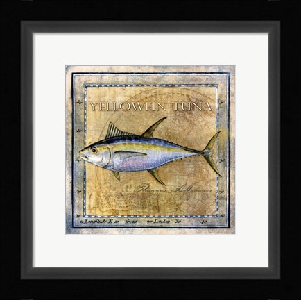 Framed Ocean Fish XII Print