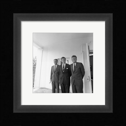 Framed JFK-Robert-Edward Print