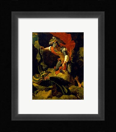 Framed Dragon Print