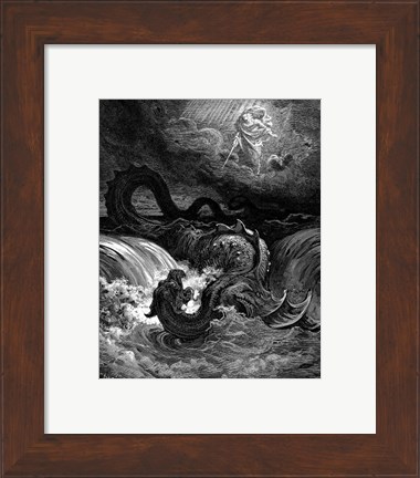 Framed Destruction of Leviathan Print