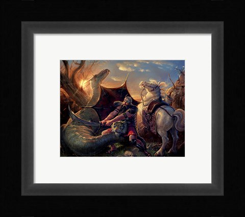 Framed Dragon Slayer Print