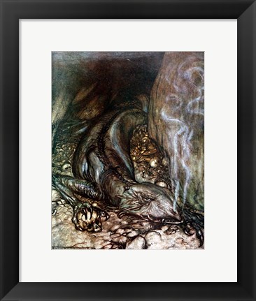 Framed Dragon IV Print