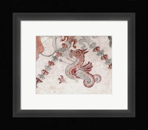 Framed Gothic dragon Print