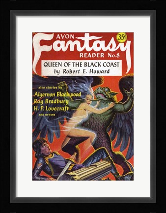 Framed Avon Fantasy Reader 1948 Cover Print
