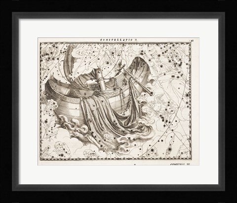 Framed Constellation  Saint Peter's Boat Print