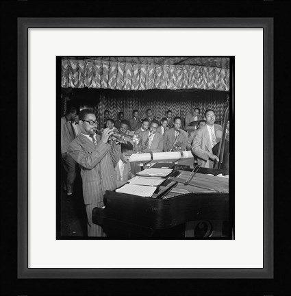 Framed D. Gillespie, J. Lewis, C. Payne, M. Davis, R. Brown Print