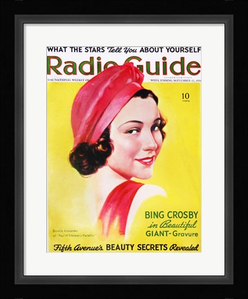 Framed Durelle Alexander Magazine Cover Print