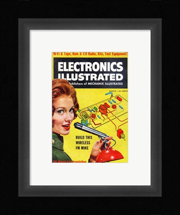 Framed Electronics Illustrated March, 1961 Print