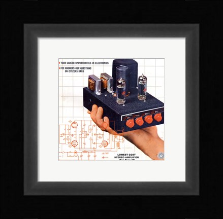 Framed Electronics World September, 1959 Print