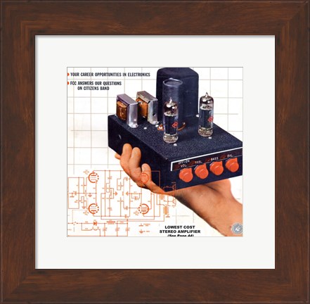 Framed Electronics World September, 1959 Print