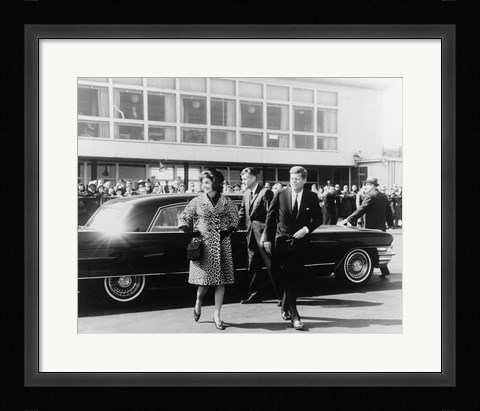 Framed Mrs. Kennedy, President Kennedy National Airport Print