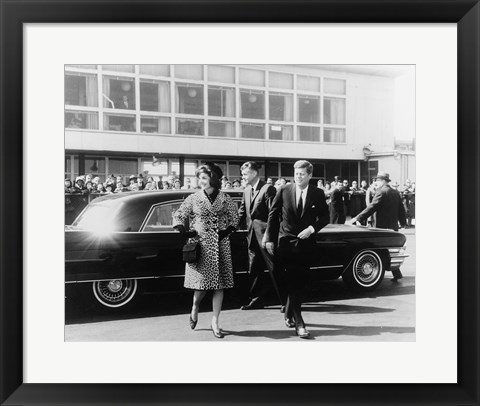 Framed Mrs. Kennedy, President Kennedy National Airport Print
