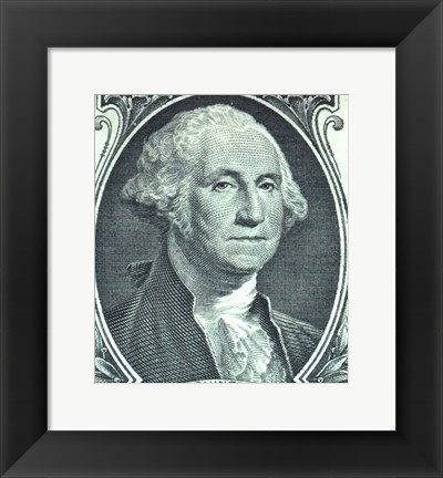 Framed George Washington Dollar Print