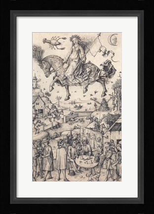 Framed Hausbuch Wolfegg Luna Print