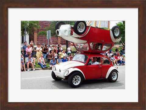 Framed Houston Art Car Parade 2004 Entry Print