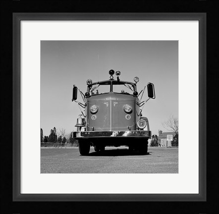 Framed Fire Engine Print