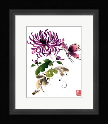 Framed Purple Passion Print