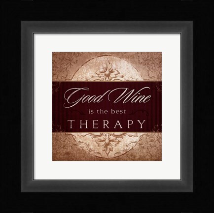 Framed Wine Inspiration V Print