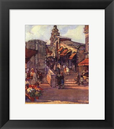 Framed Scenes in Italy V Print