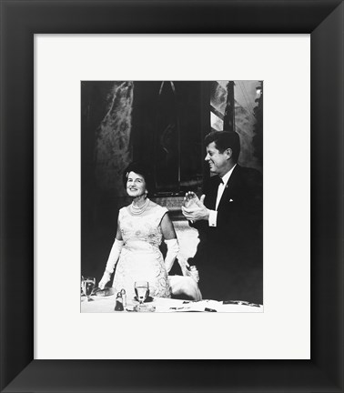 Framed Kennedy Foundation Awards Banquet. Mrs. Joseph P. Kennedy Print