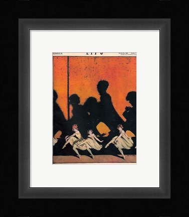 Framed Life Drama 1914 Print