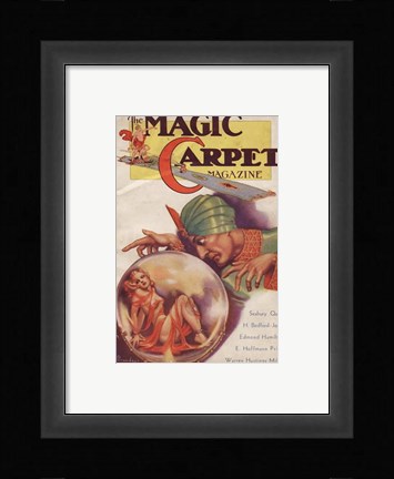 Framed Magic Carpet Magazine October 1933 Print