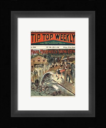 Framed Mystery of the Boat House Tip-Top Weekly Print