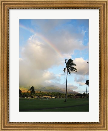 Framed Rainbow in Hawaii Print