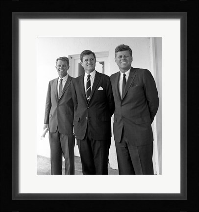 Framed Robert Ted John Kennedy Print