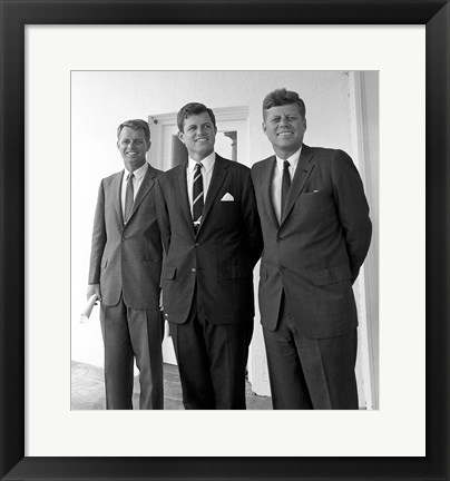 Framed Robert Ted John Kennedy Print