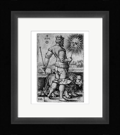 Framed Seven Planets - Leo Print