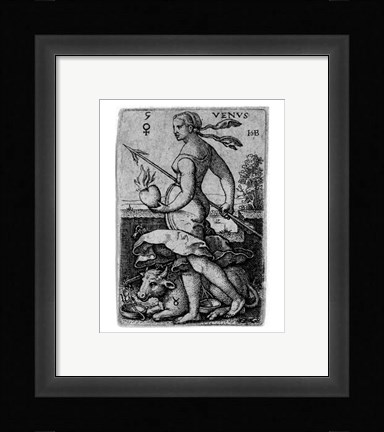 Framed Seven Planets - Taurus Print