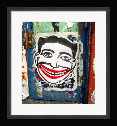 Framed Tilyou Graffiti Print
