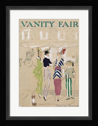 Framed Vanity Fair June 1914 Cover Print