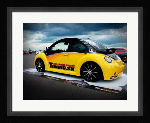 Framed VW New Beetle Tuning 2 Print