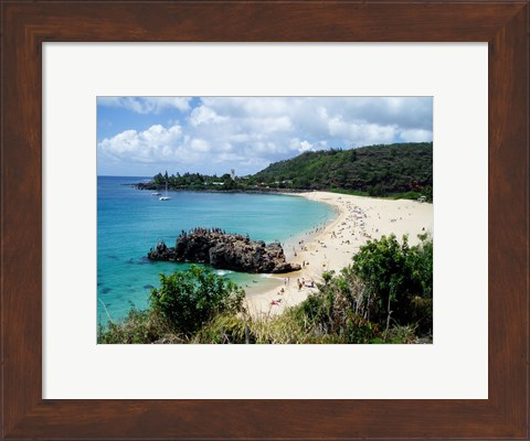 Framed Waimea Bay Print