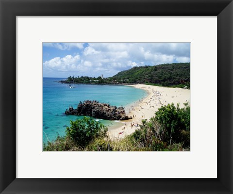 Framed Waimea Bay Print