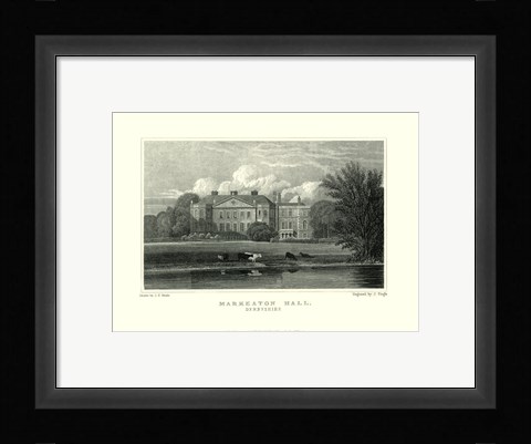 Framed Markeaton Hall Print